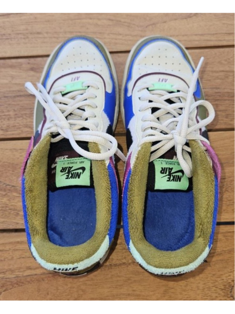 Nike Air Force 1 Shadow SE Cactus Flower Shoe CT1985-500 WMNS RARE!!! Size 9.5 - Picture 4 of 8